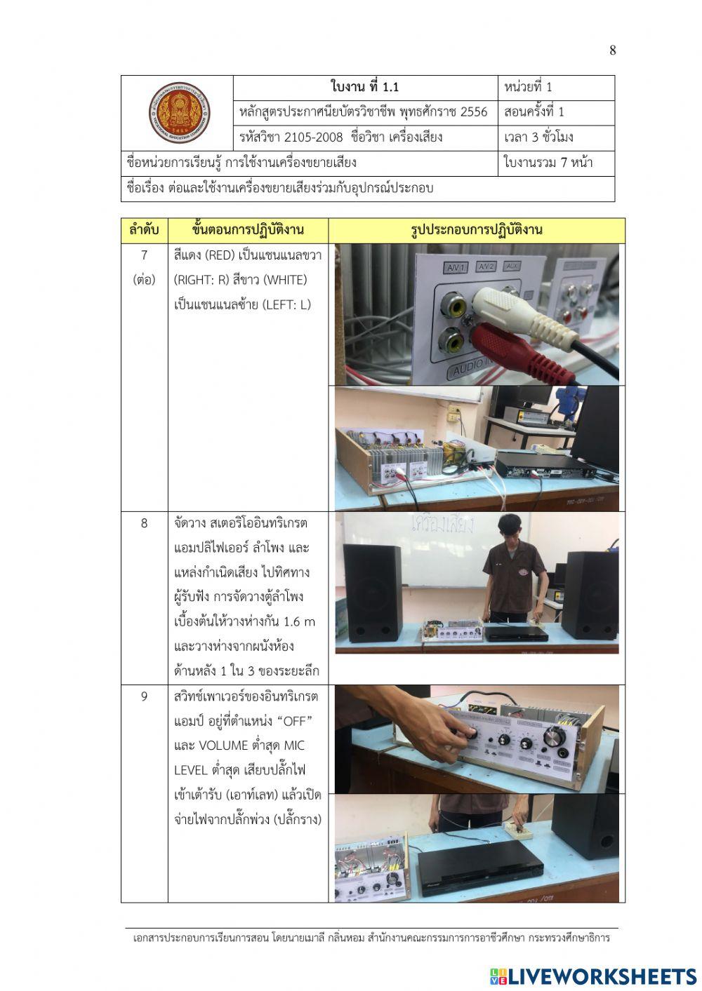 ใบงานที่ 1.1