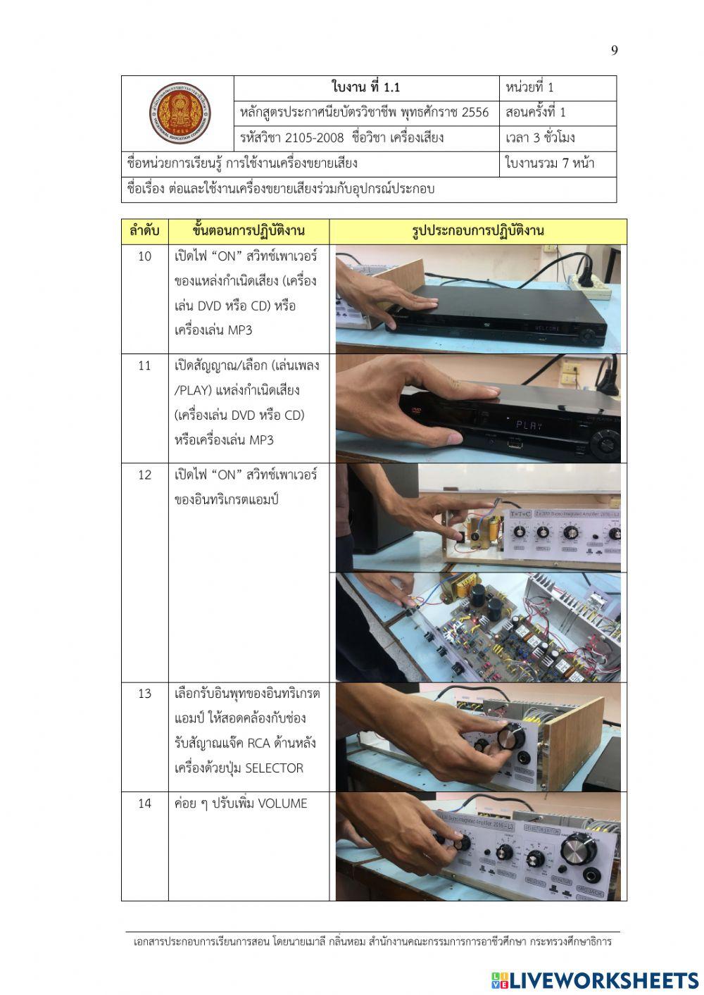 ใบงานที่ 1.1