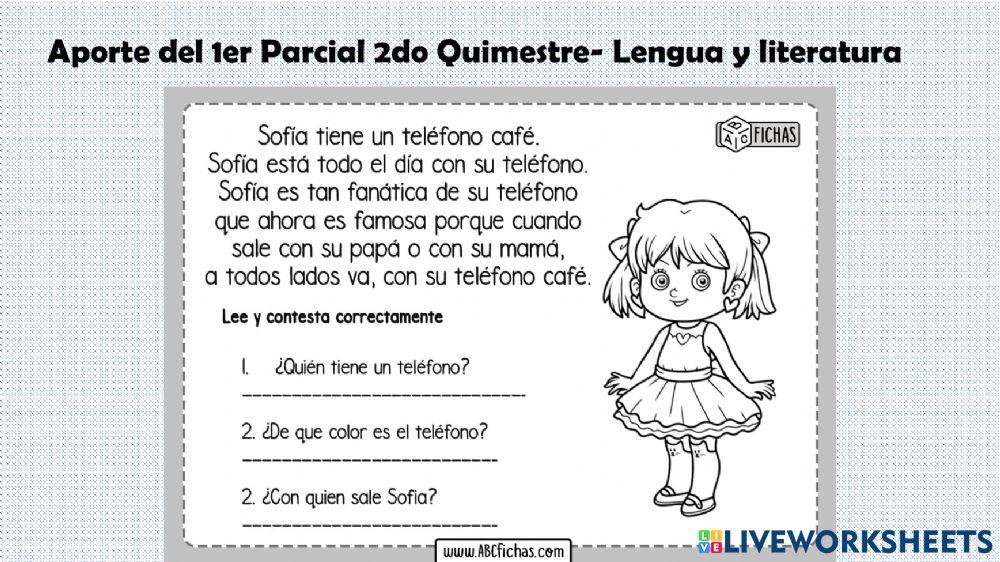 Aporte de Lenguaje 2do