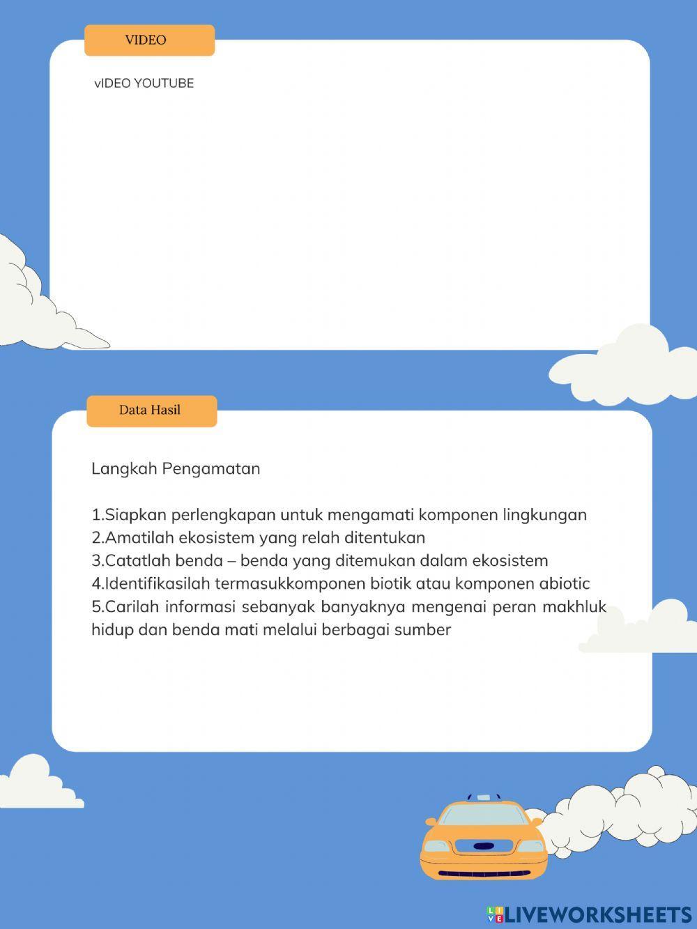 Interaksi Antar Makhluk Hidup dan Lingkungan