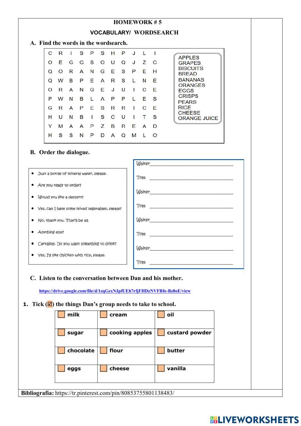 Ejercicios Online-2nd BGU-Countable and Uncountable nouns - Adjectives