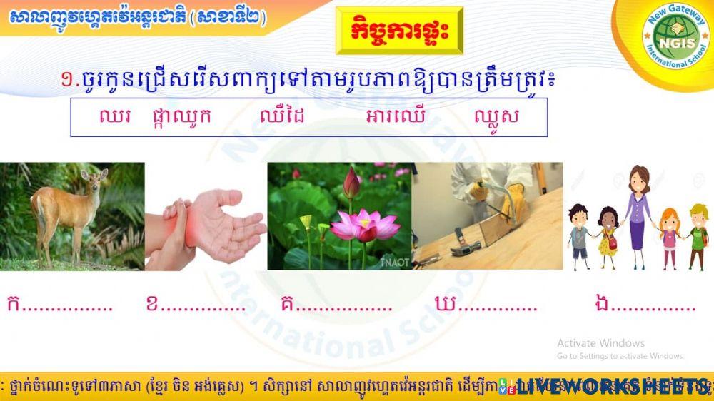 កិច្ចការផ្ទះ