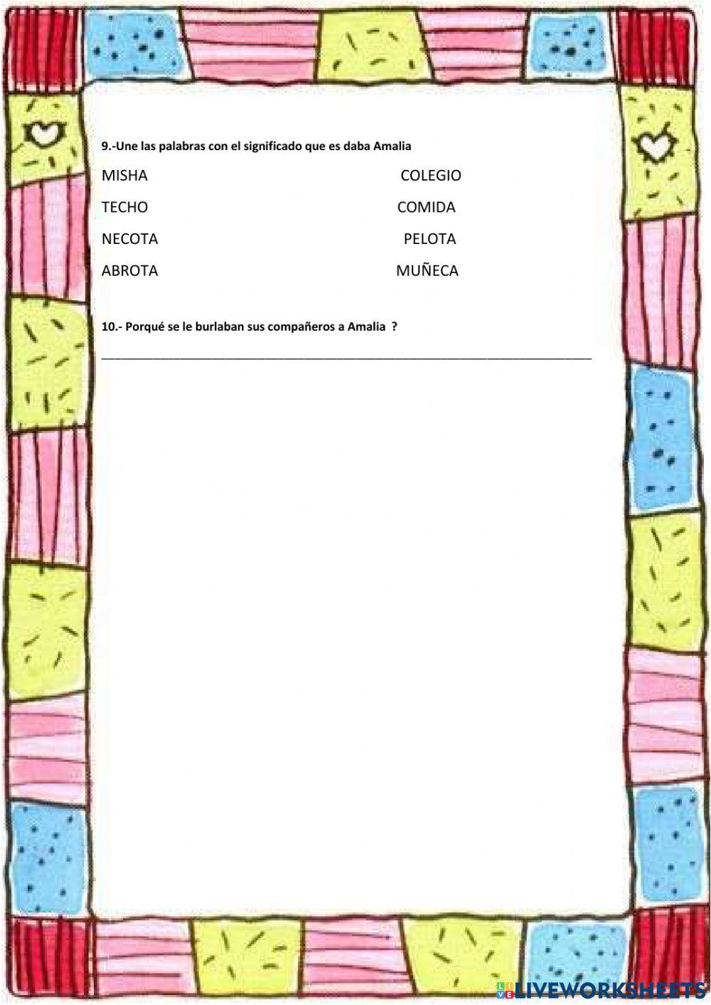 Cuestionario de amalia