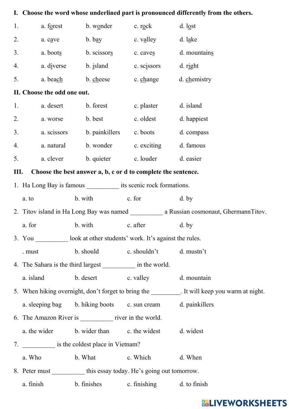 TA6-Test Unit 5 (MLH)