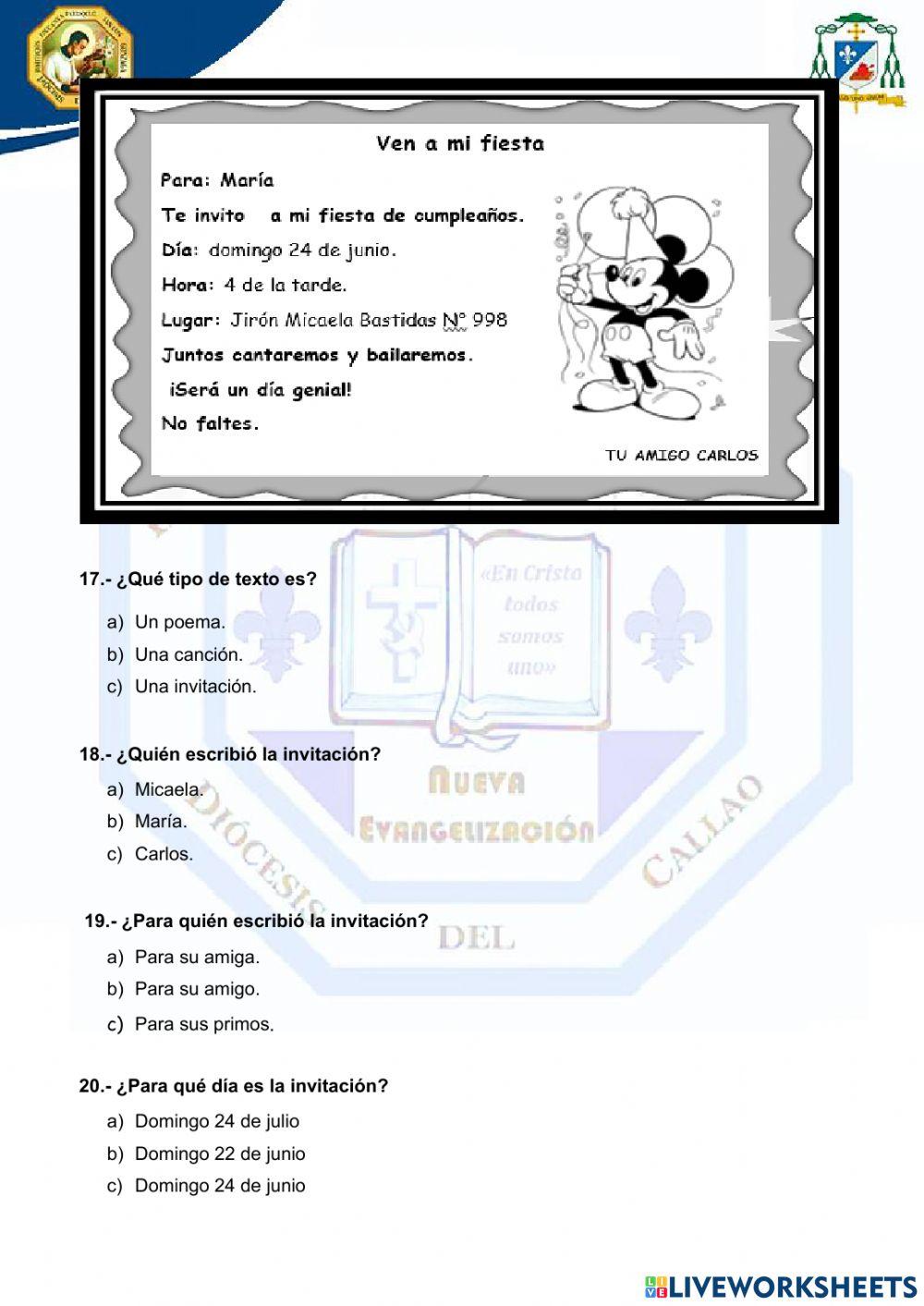 Evaluación decomunicación