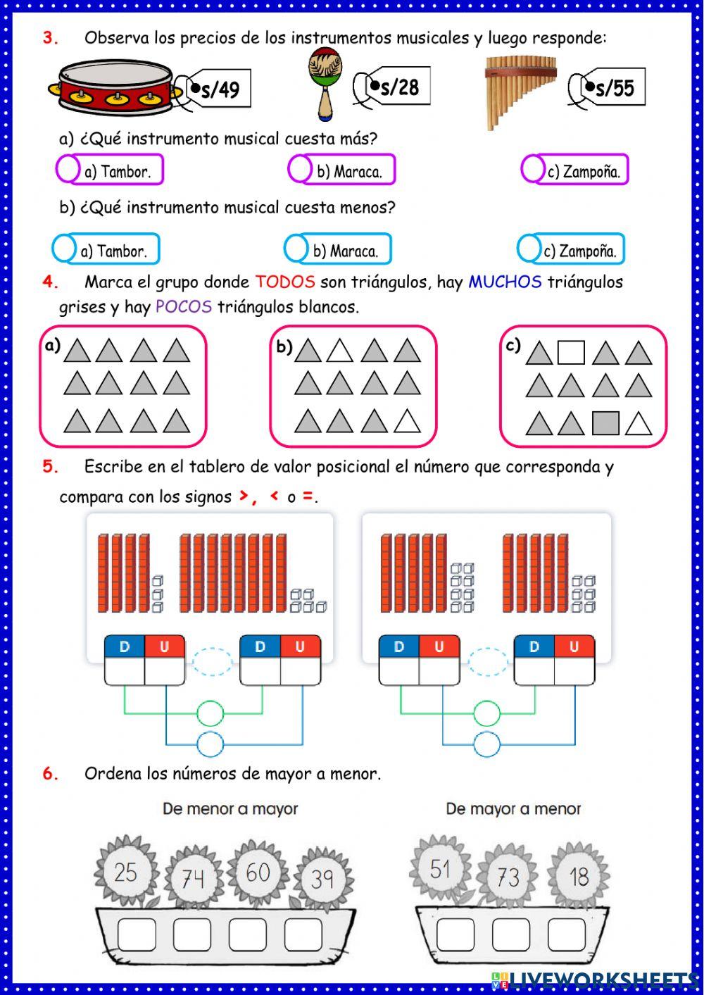 Evaluación Matemática