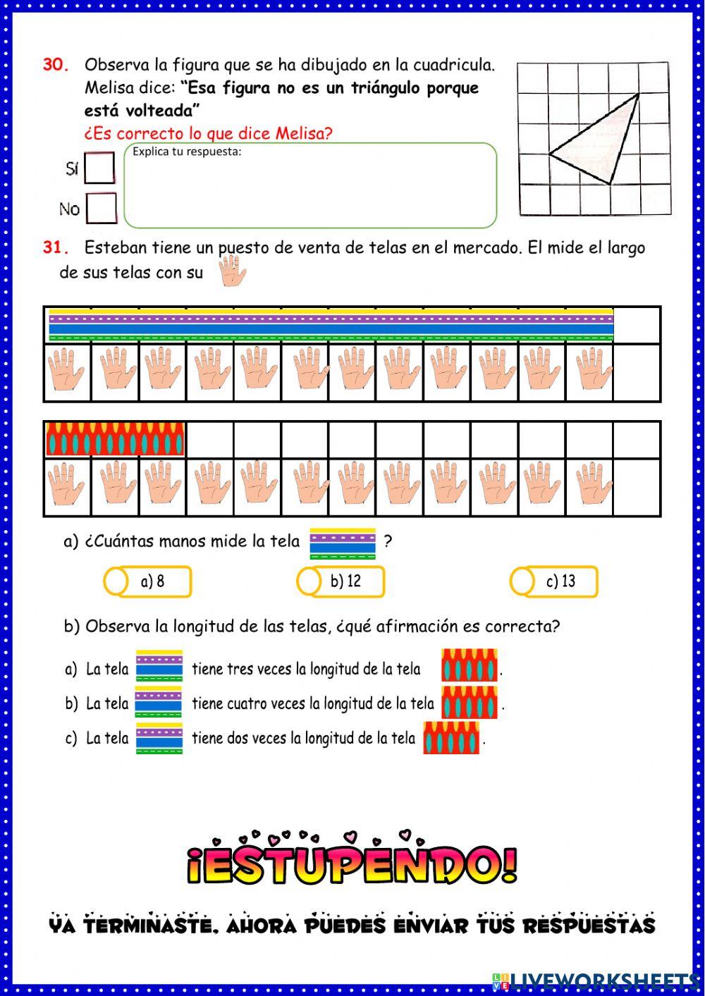 Evaluación Matemática