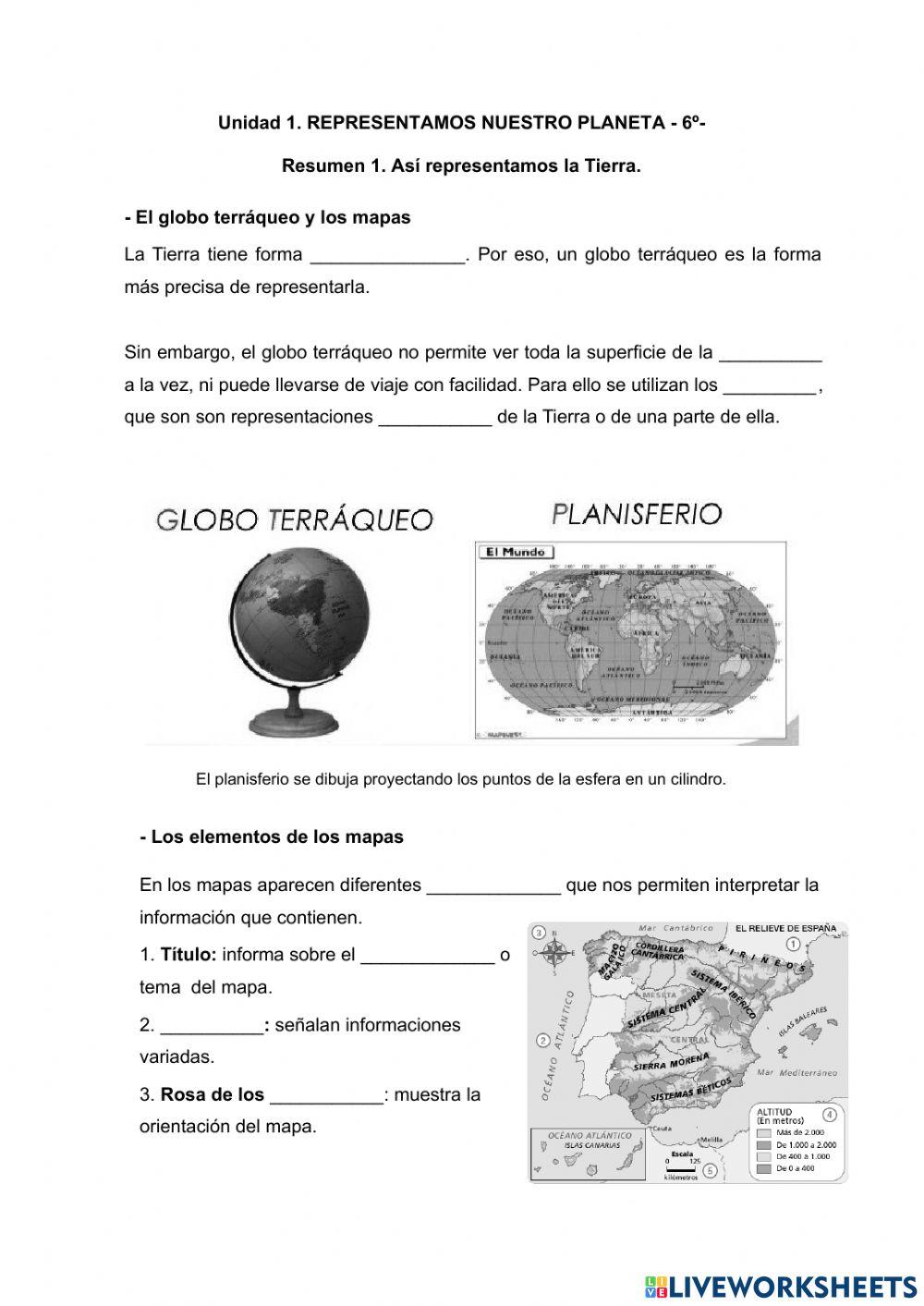 Así representamos la Tierra