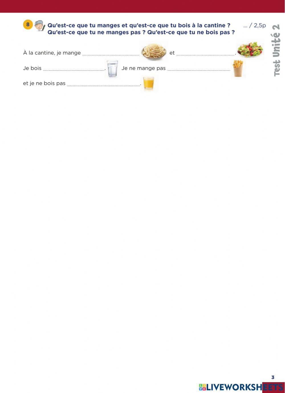 Jeux de mots 2 contrôle unité 2