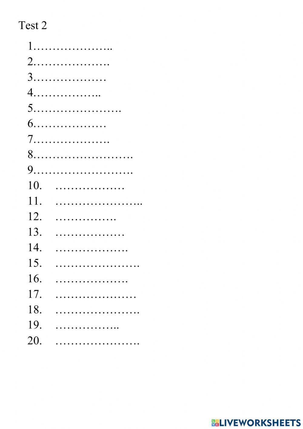 Test 2