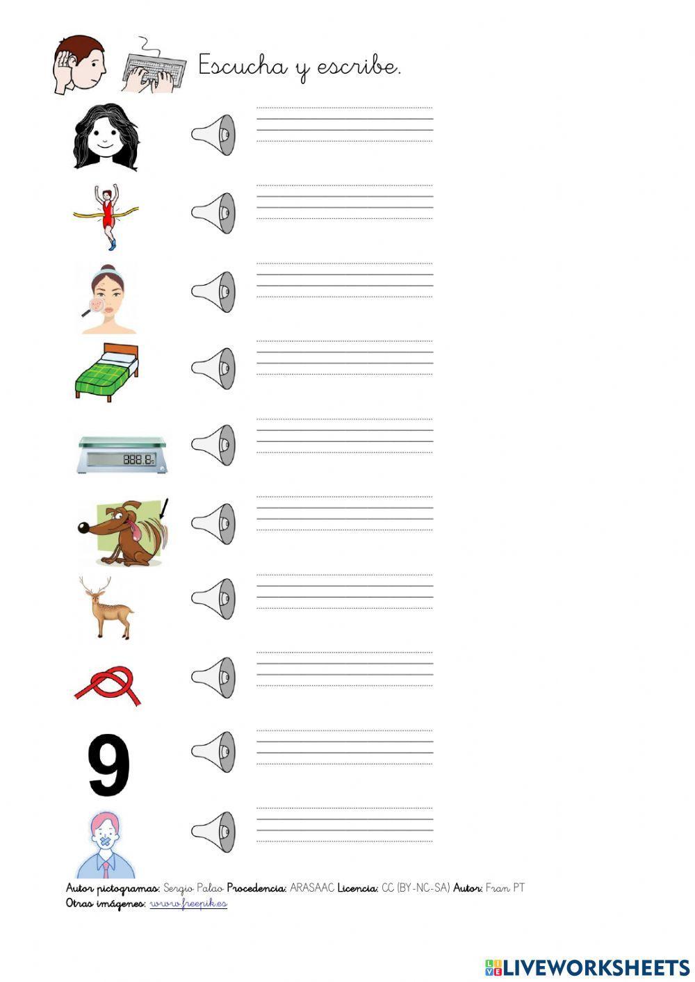 Diferenciar m-n en palabras parecidas 1.