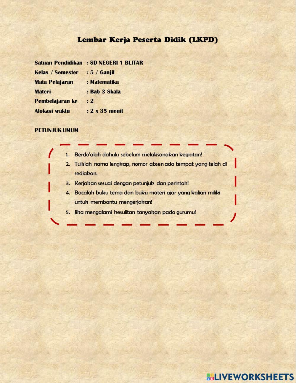 Skala, Jarak pada Peta, Jarak Sebenarnya