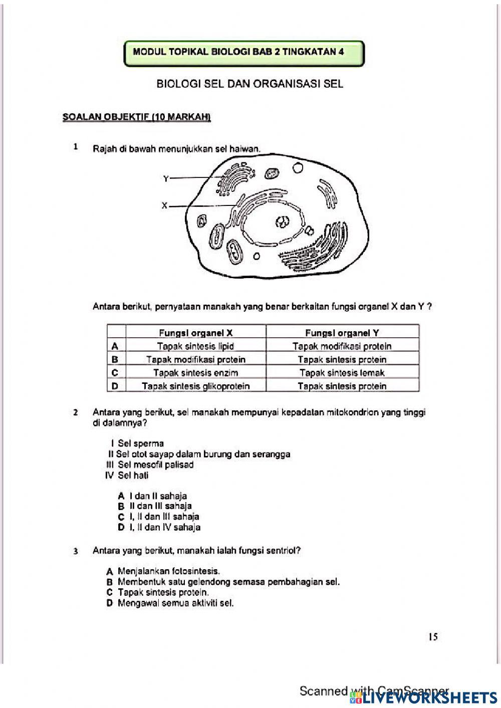 Modul Hebat Edisi 2021 Biologi Tingkatan 4 Bab 2