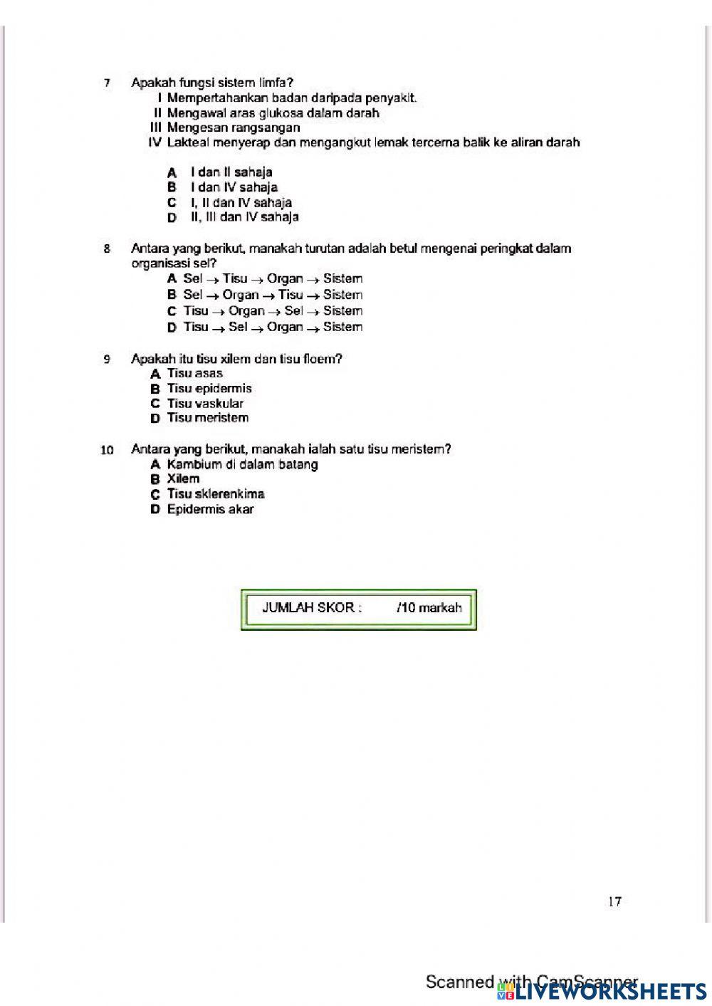 Modul Hebat Edisi 2021 Biologi Tingkatan 4 Bab 2