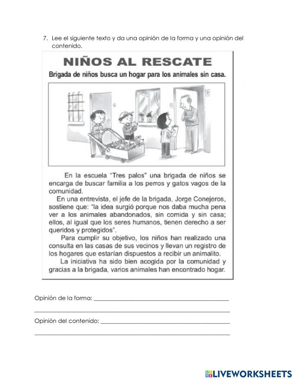 Evalaución de español