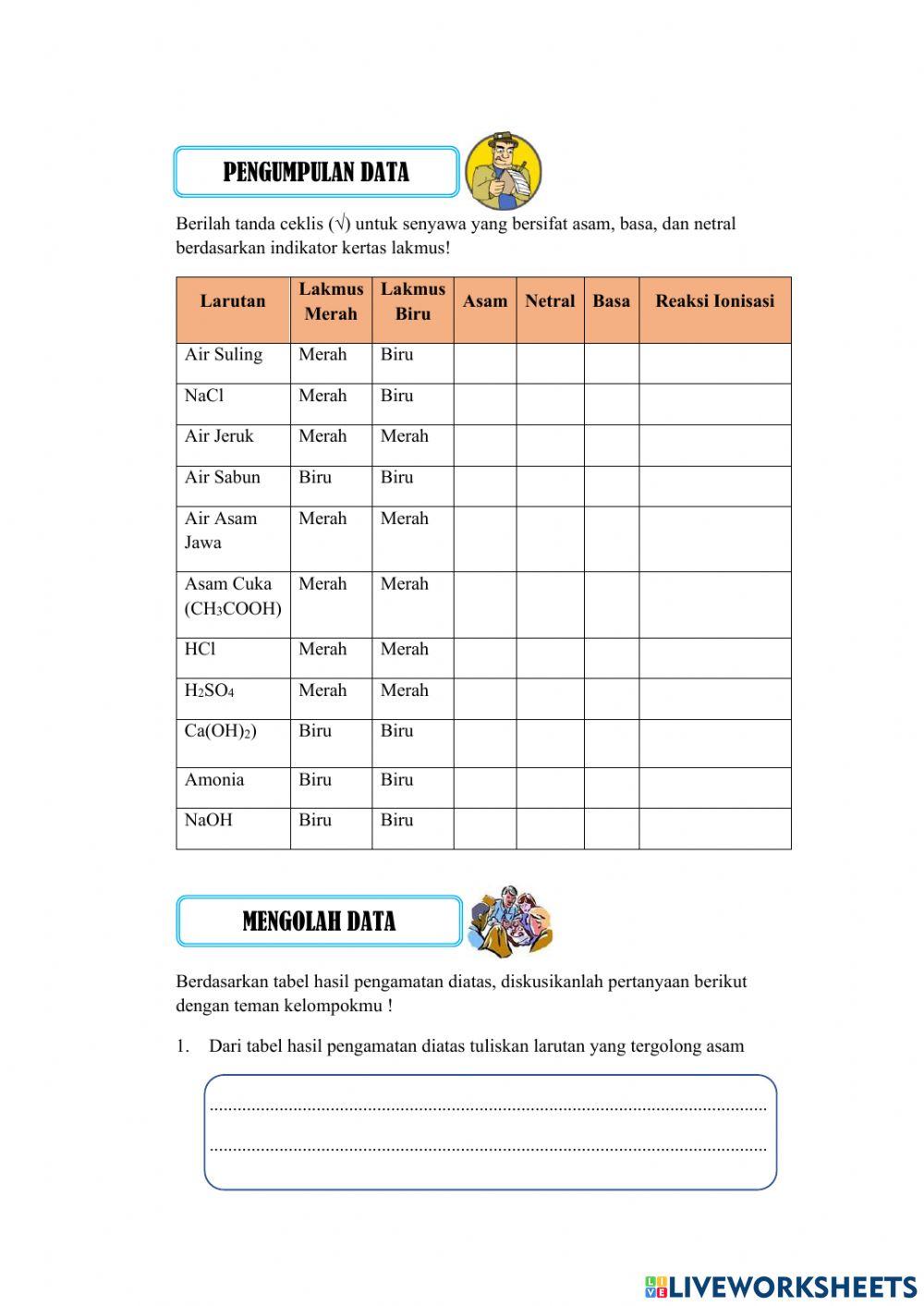 E-lkpd teori asam basa arrhenius