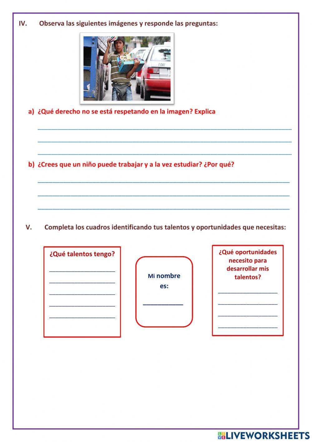 Comprobando mis aprendizajes