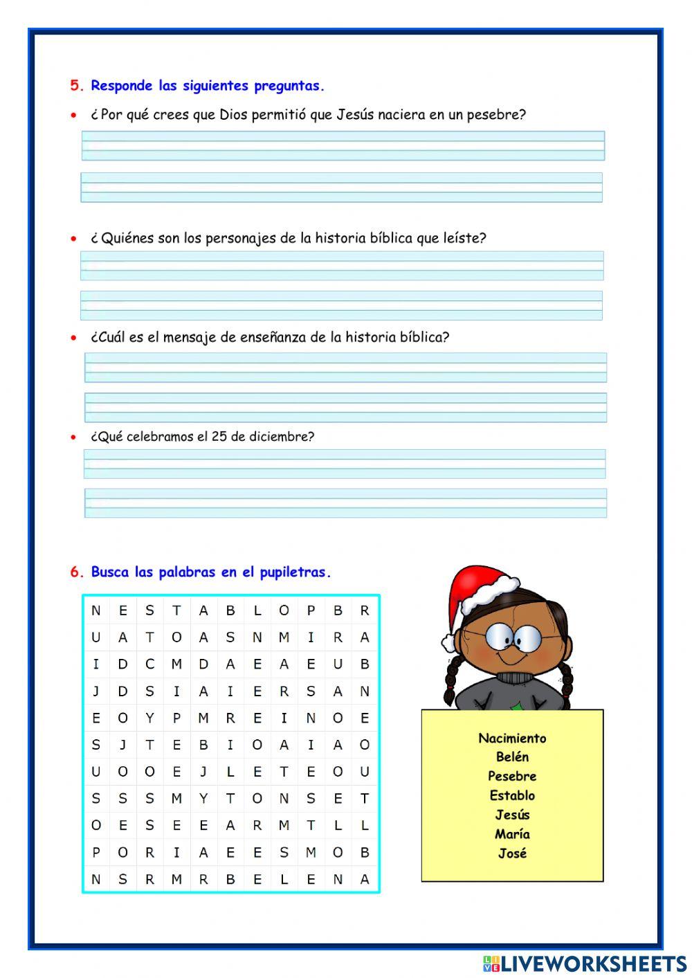 Leemos el Nacimiento de Jesús