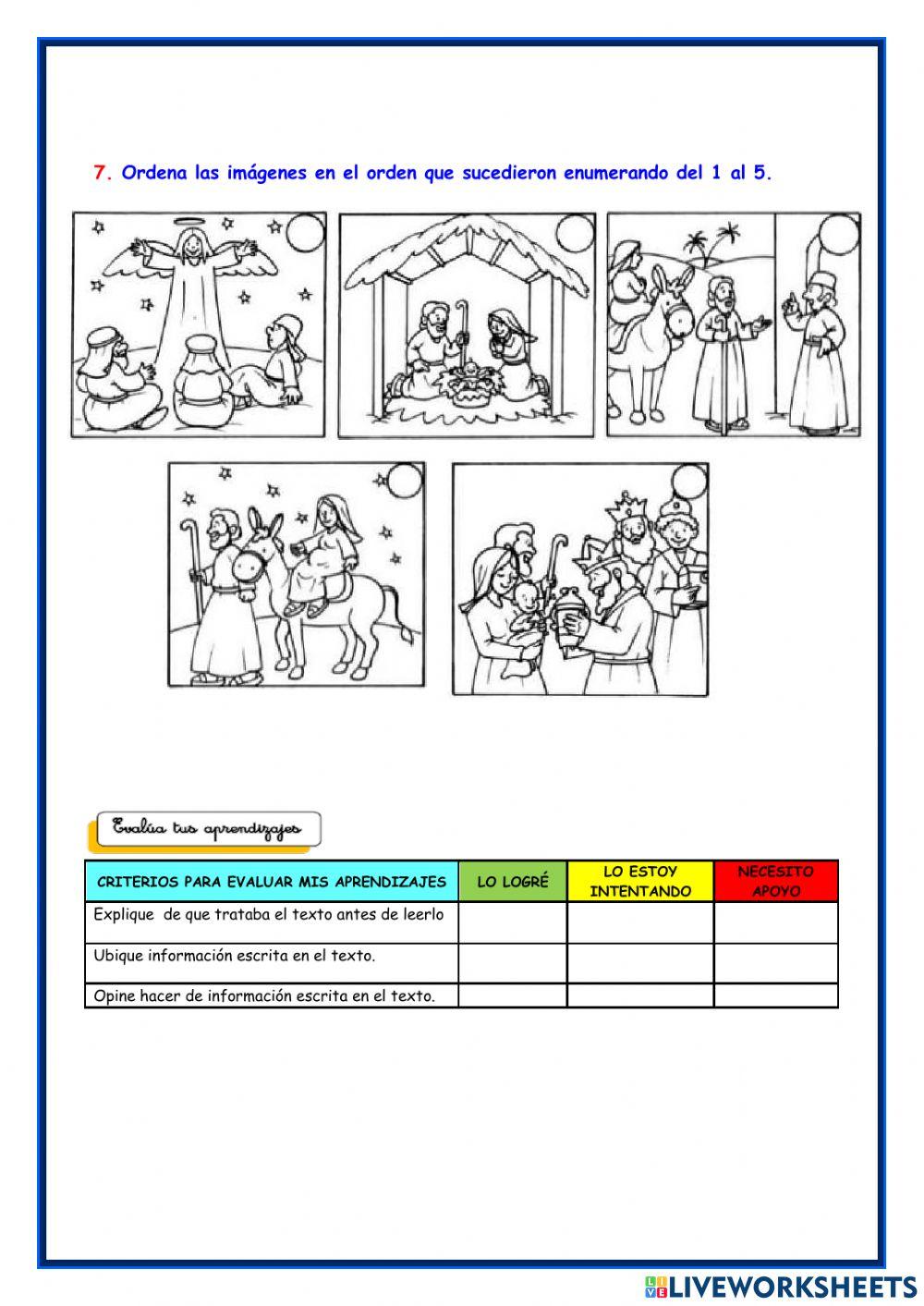 Leemos el Nacimiento de Jesús