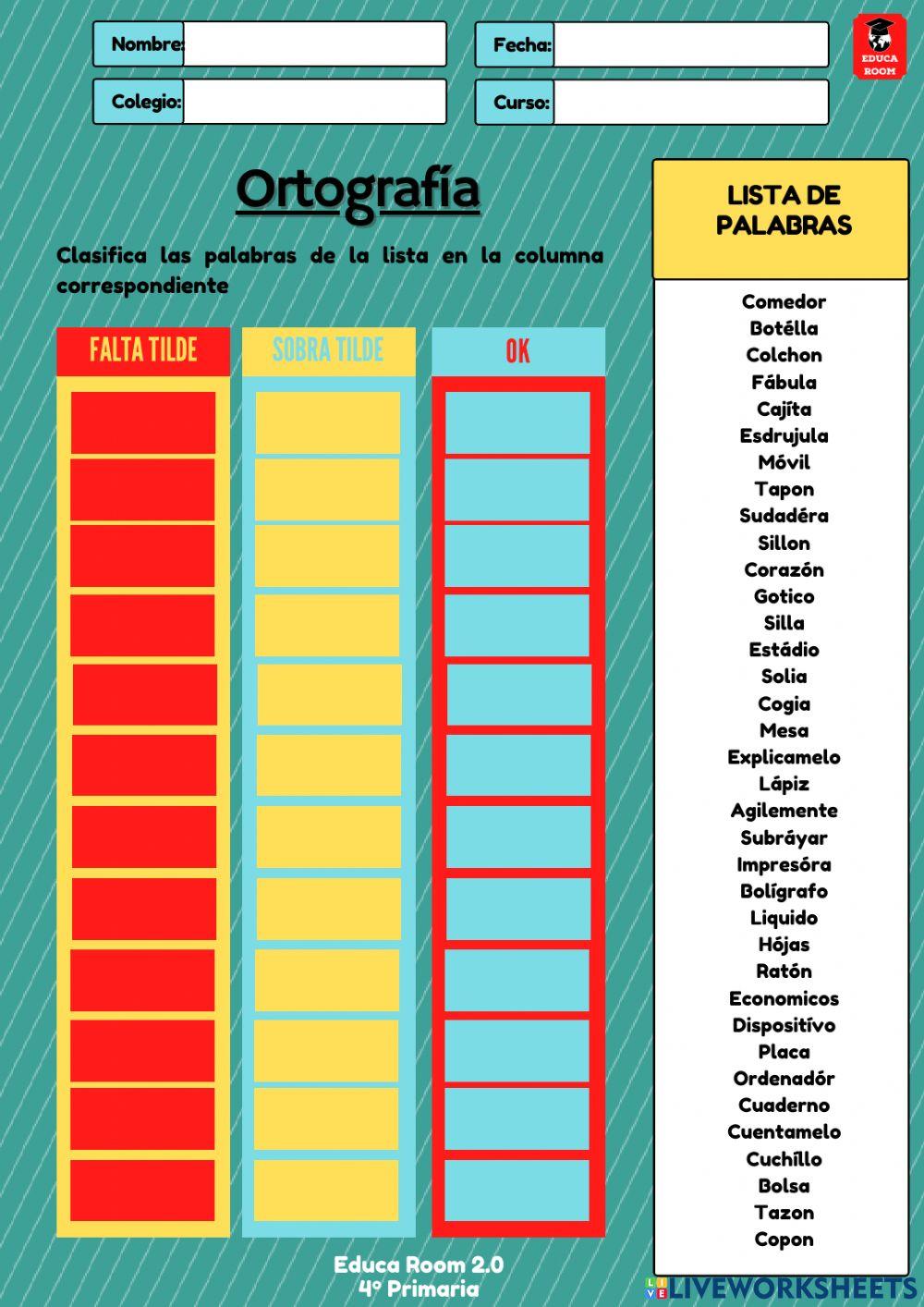 4º ud4 ortografía lengua
