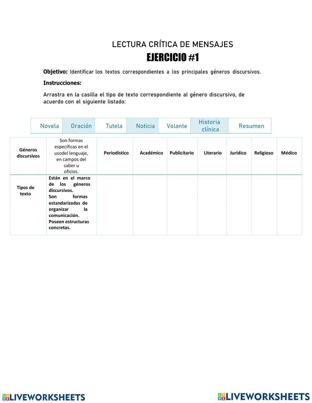 Géneros discursivos