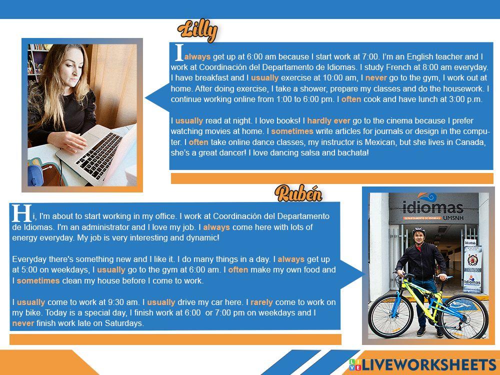 Reading comprehension