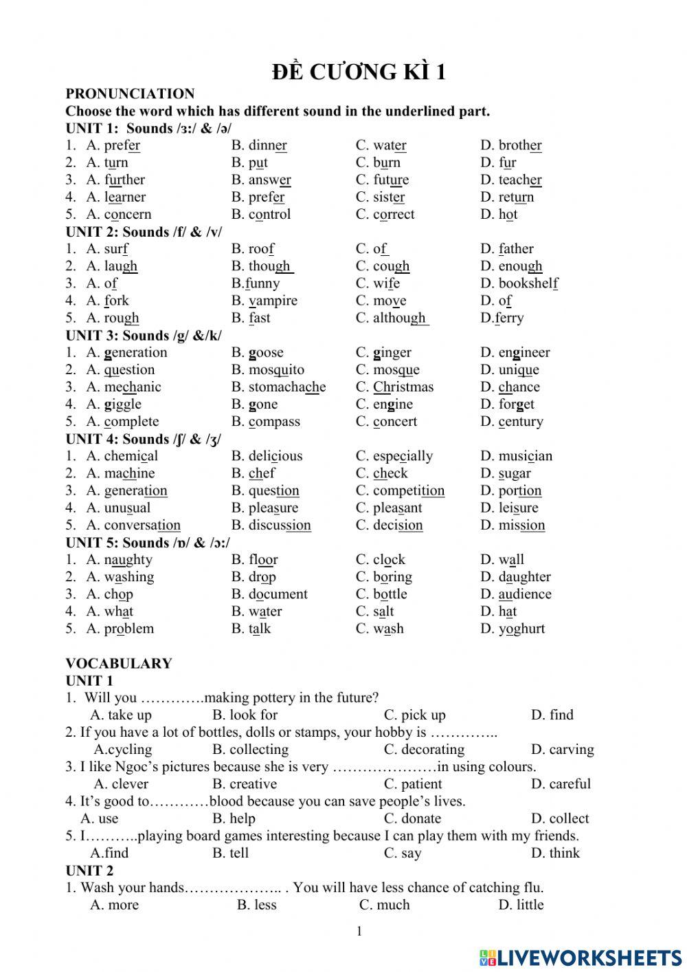 G7 first term revision