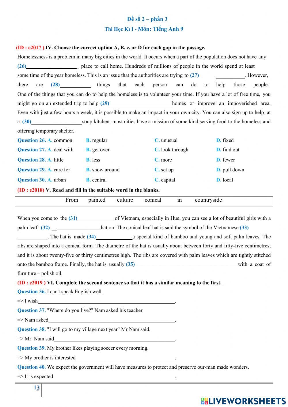 L9 - HK1 - Đề 2.3