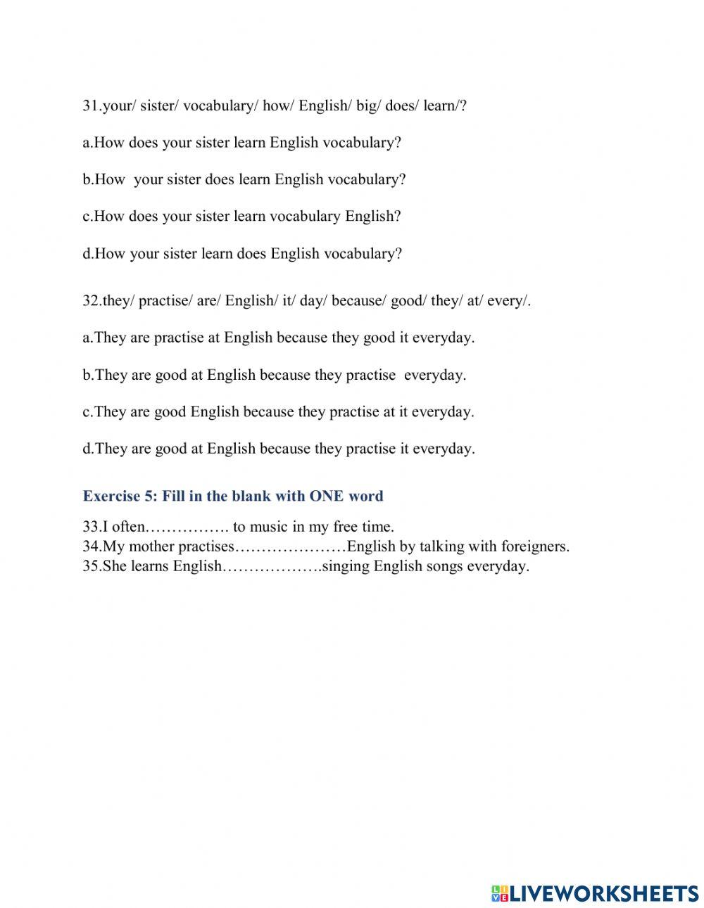 Review the first term 7( grade 5)