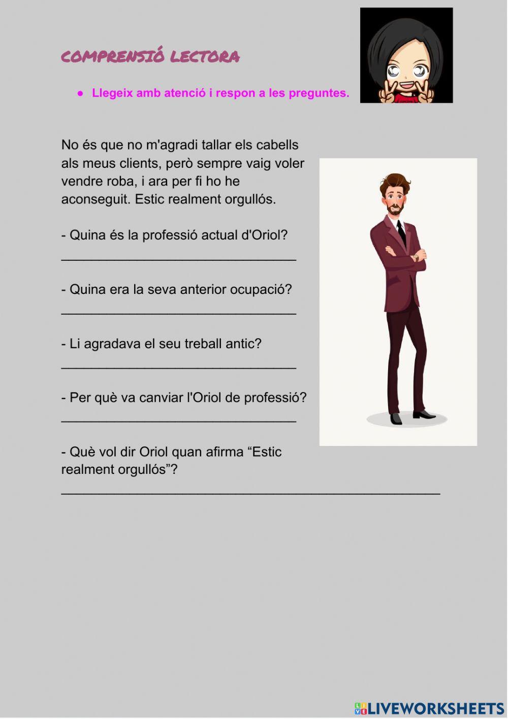 Comprensió lectora català