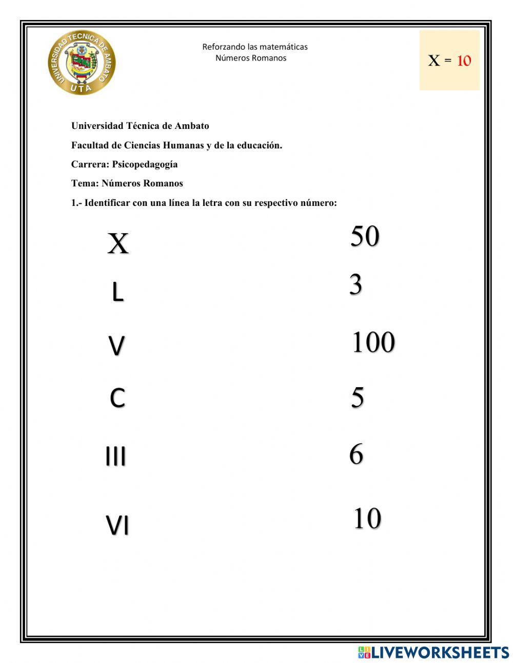 Números Romanos