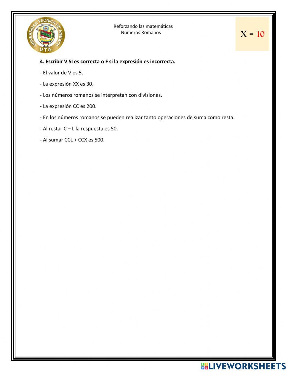 Números Romanos