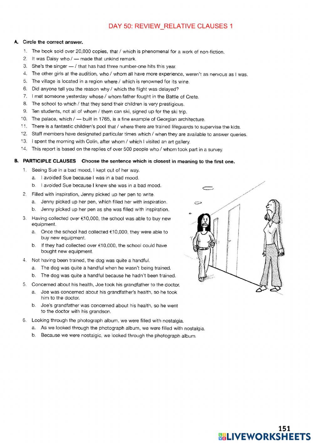 G8 day 50 Relative clauses 1