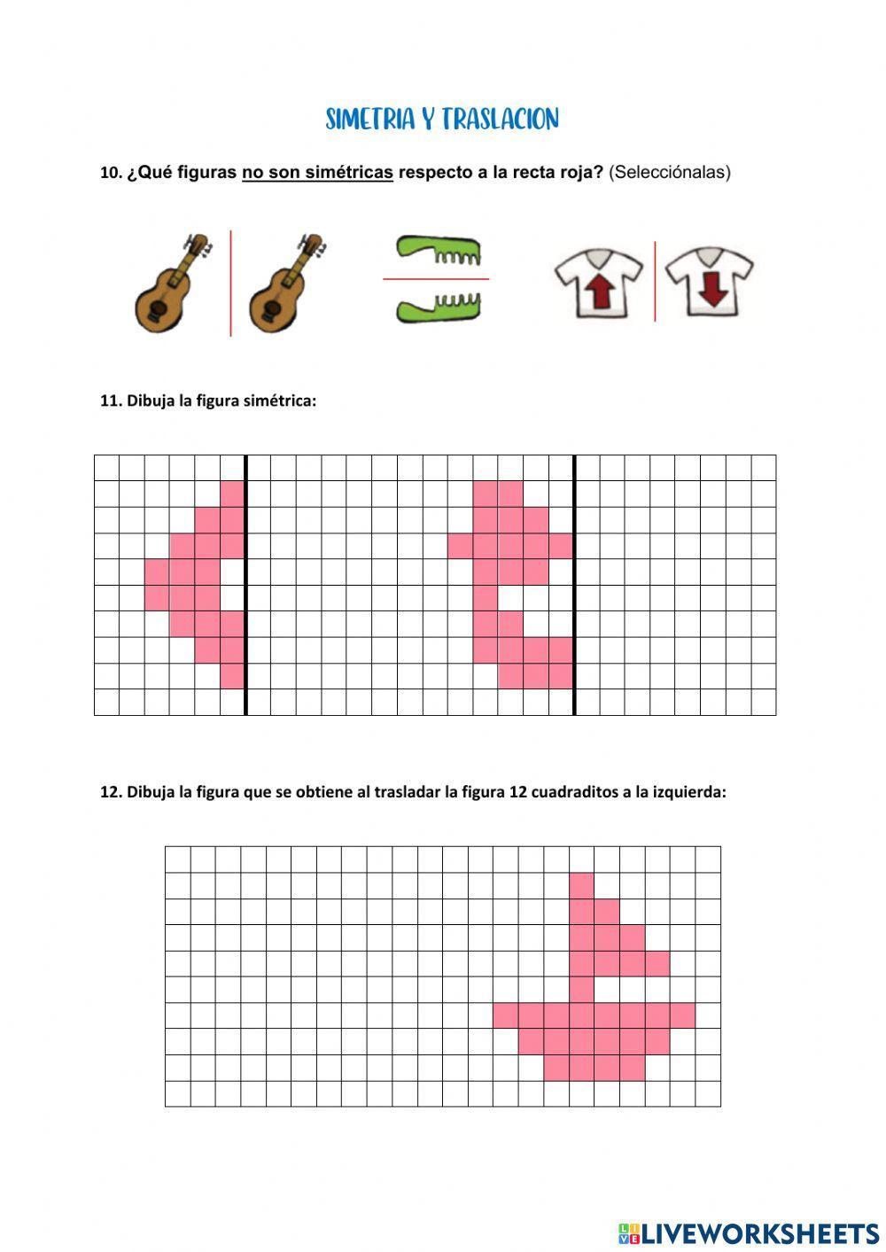 Simetría y traslación