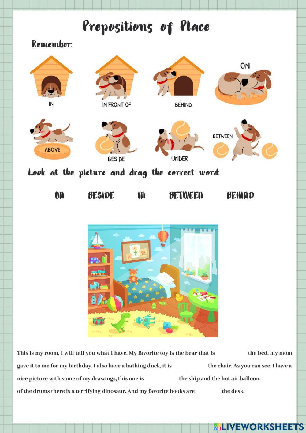 Prepositions of Place