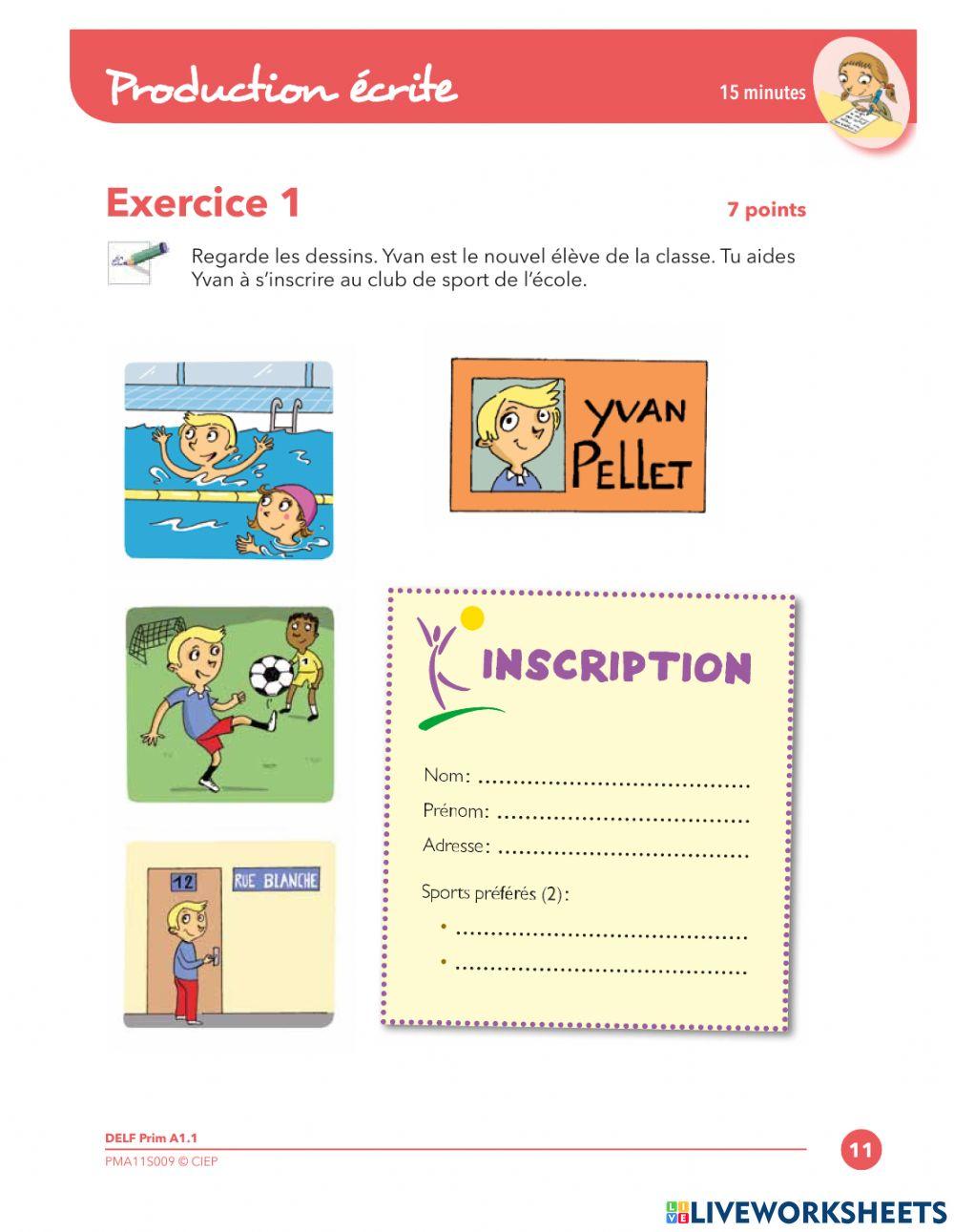 delf-prim-a1-1-partie-2-online-exercise-for-live-worksheets