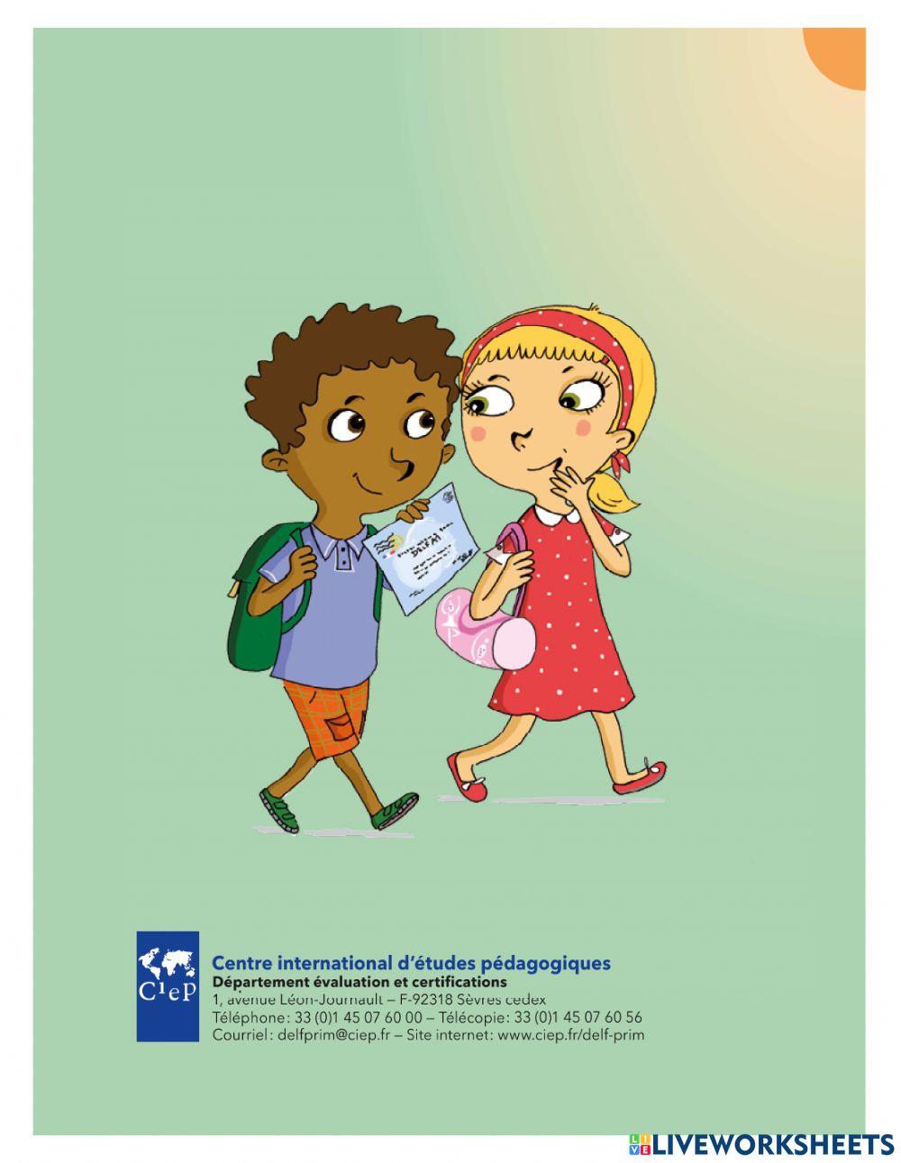 DELF PRIM A1.1 PARTIE 2