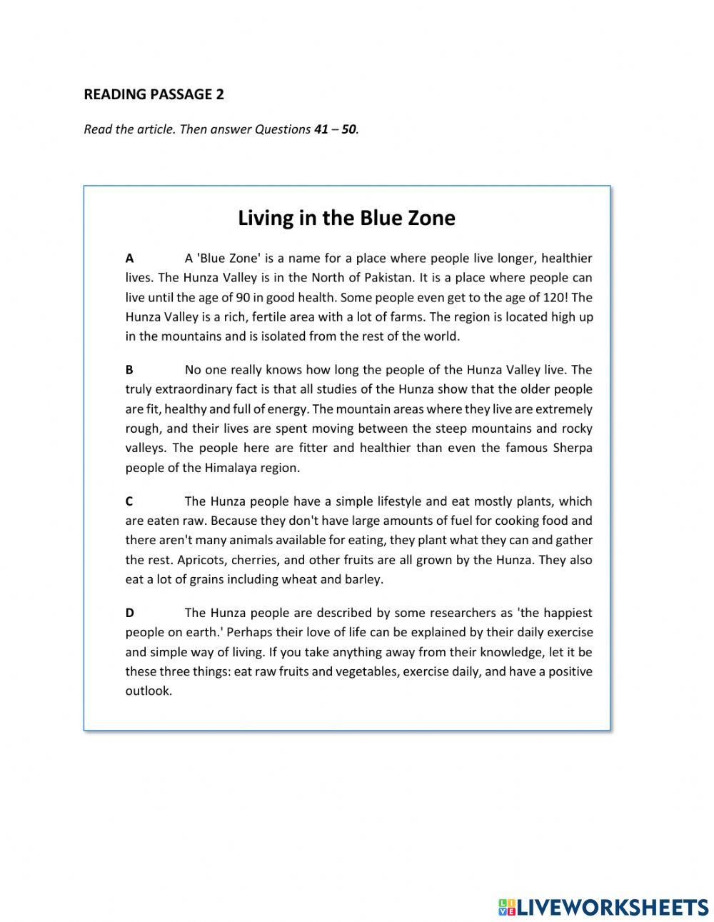 Grade 6 Reading Test