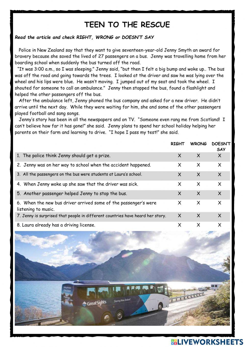 Teen to the Rescue KET Reader