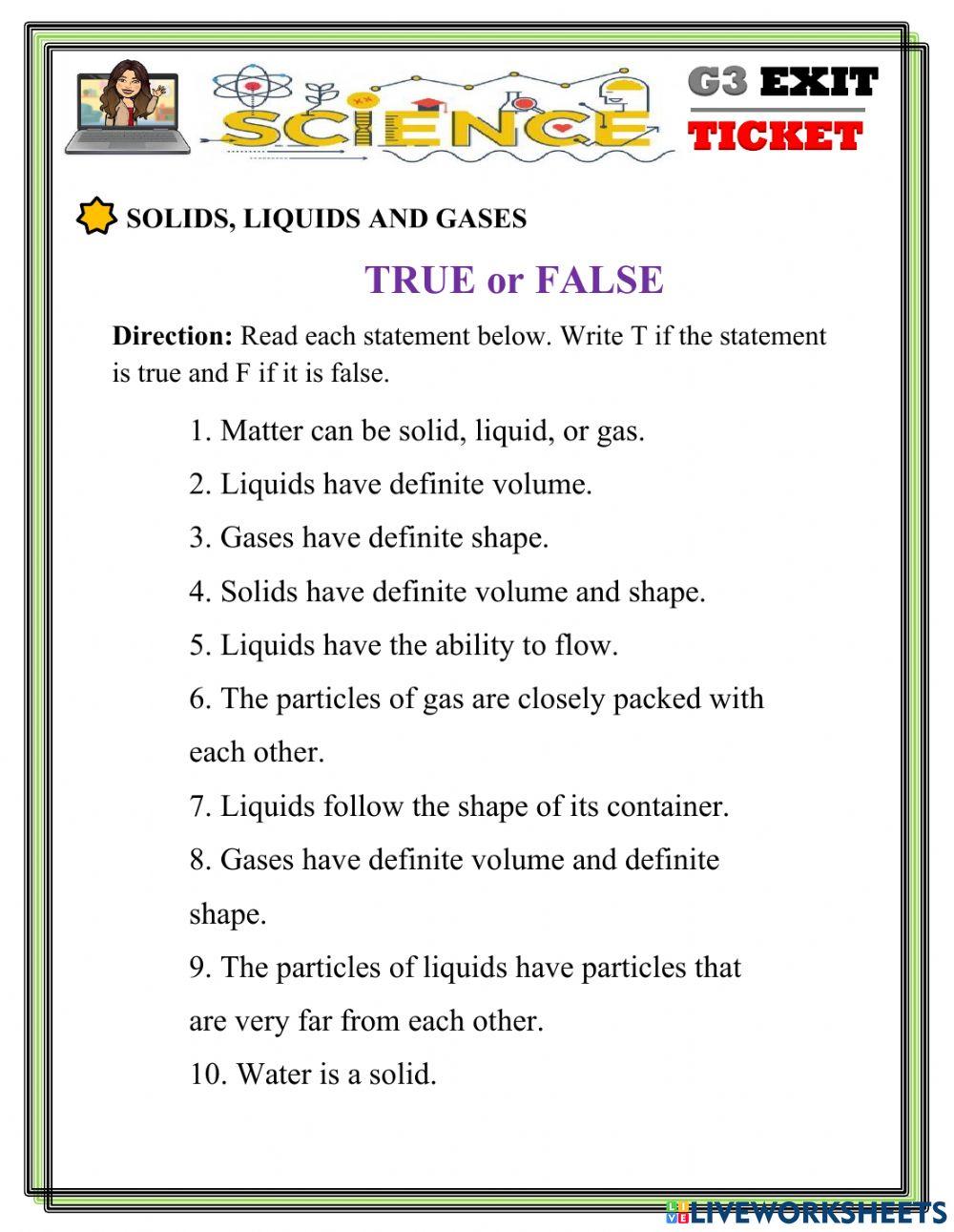 Grade 3 exit - second quarter
