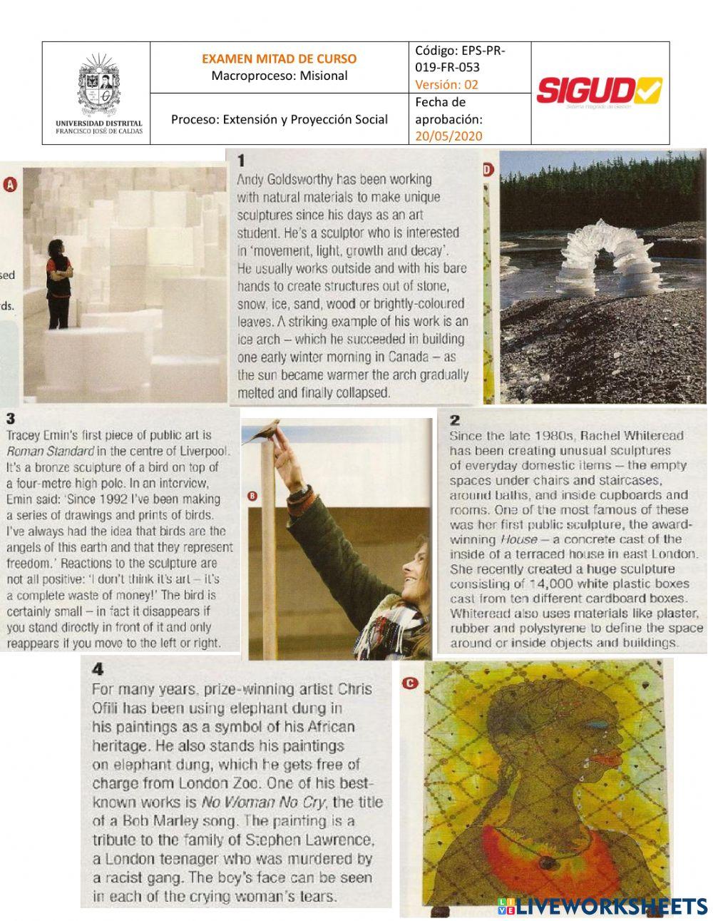 Language 3 mid term exam