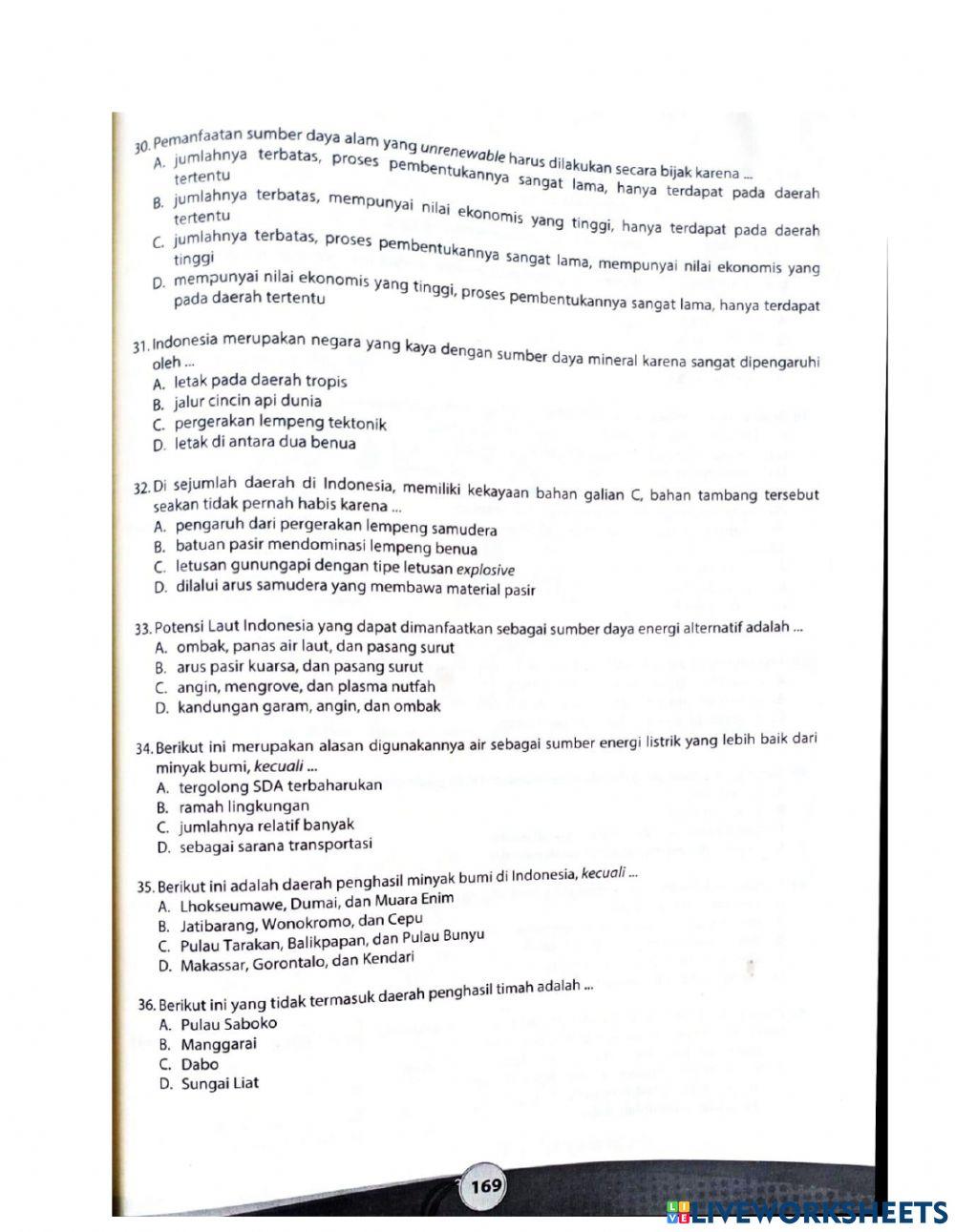 Soal Soal Osn Ips Smp