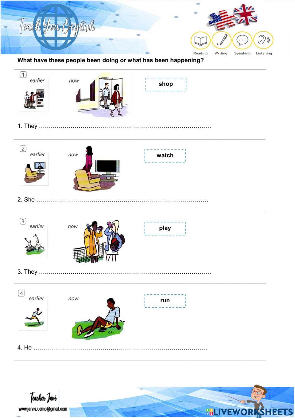 Present Perfect Continuous