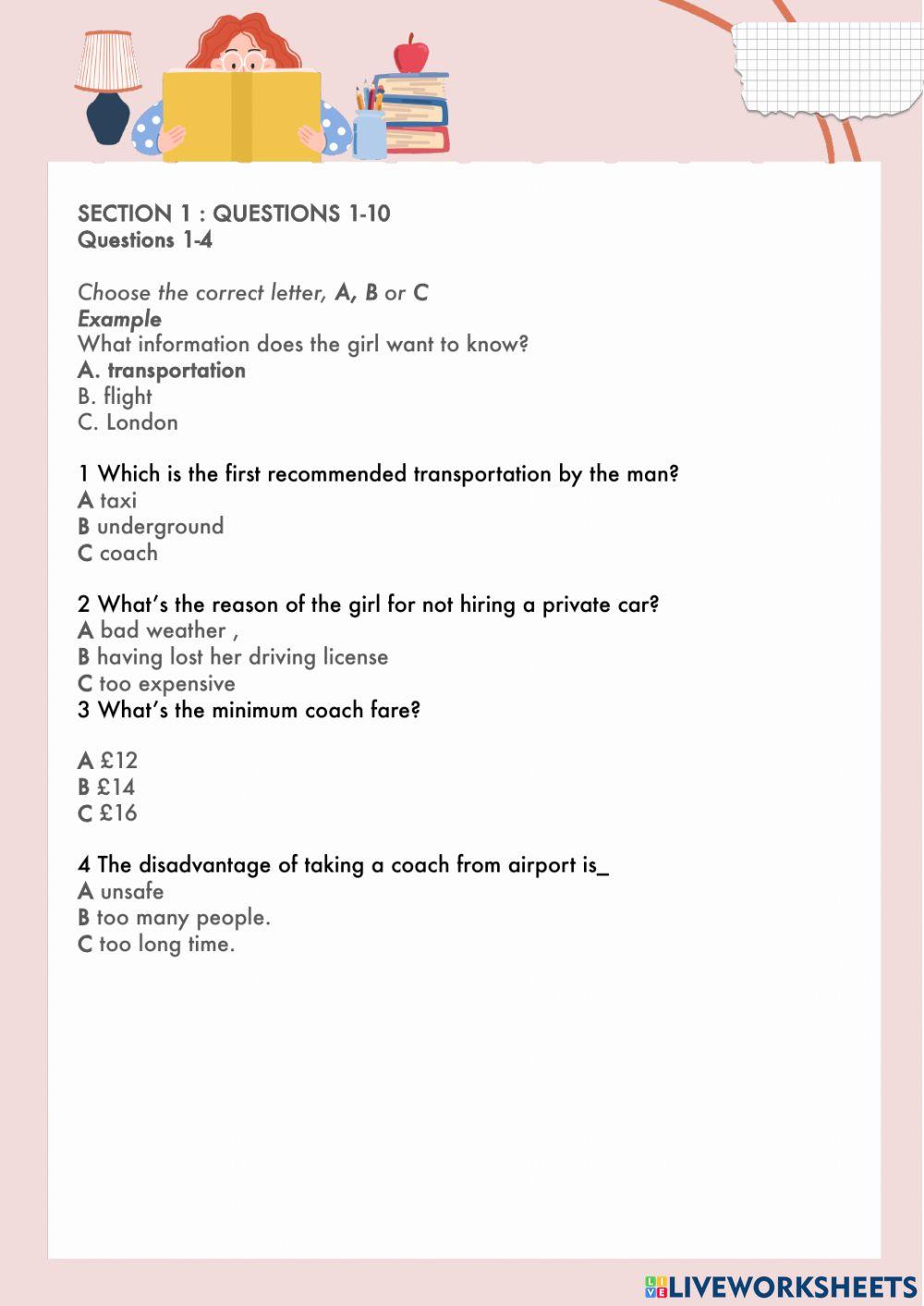 Shuttle reservation