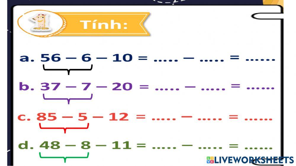 Tuần 13-Phép cộng có nhớ trong phạm vi 100