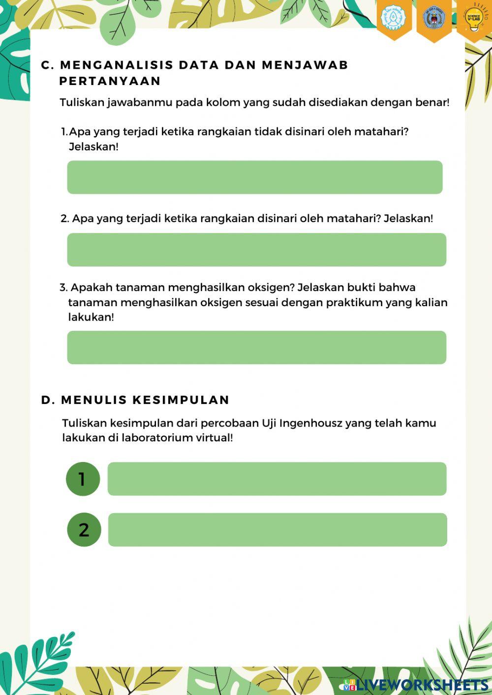 Percobaan Ingenhousz