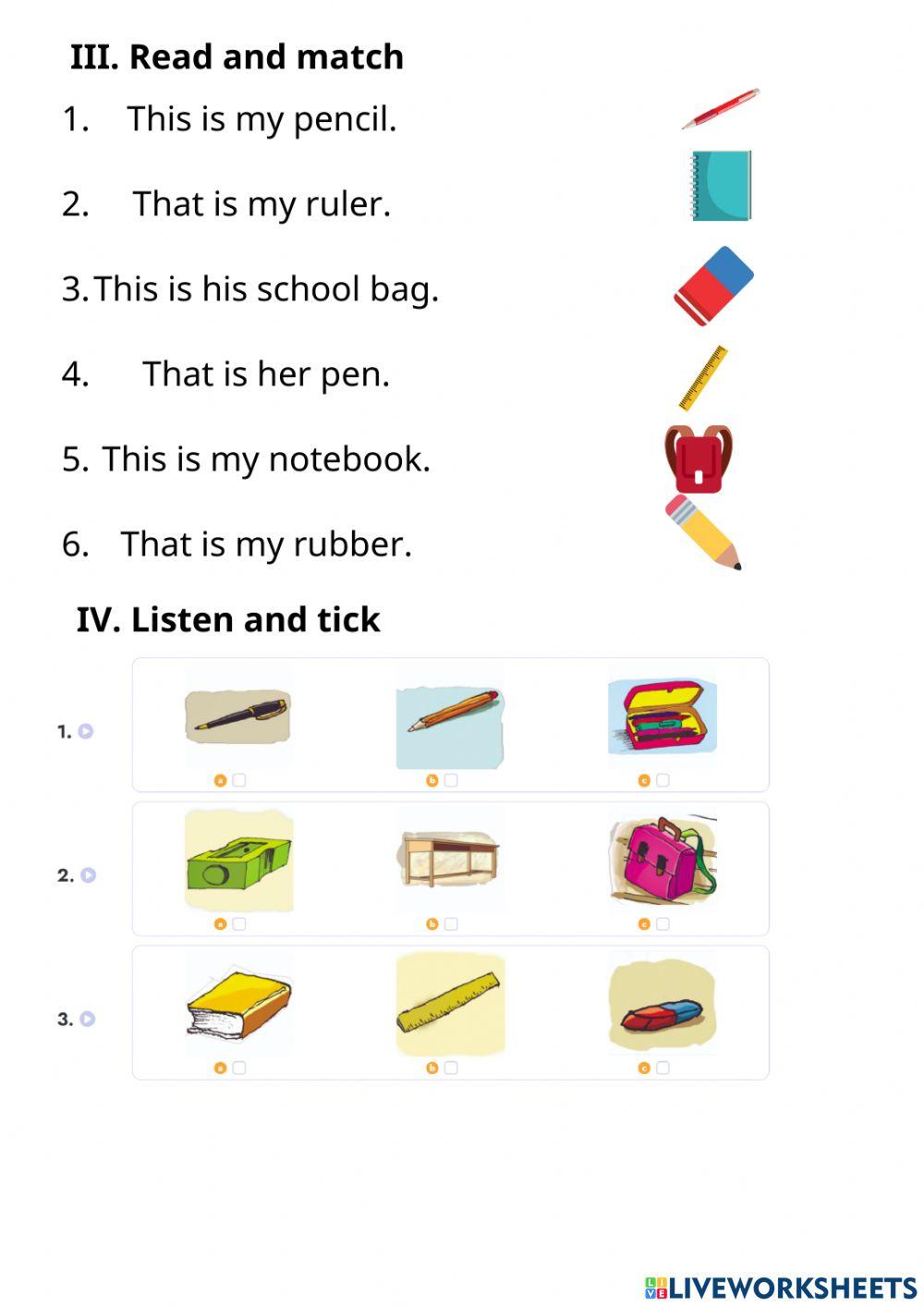 This is my pen Lesson1
