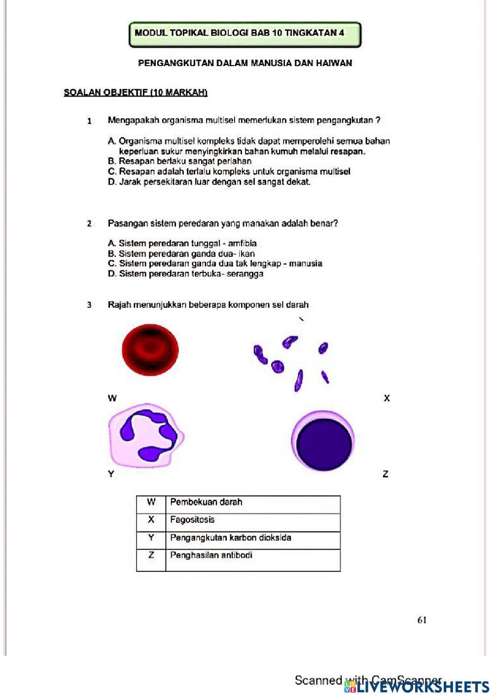 Modul Hebat Edisi 2021 Biologi Tingkatan 4 Bab 10