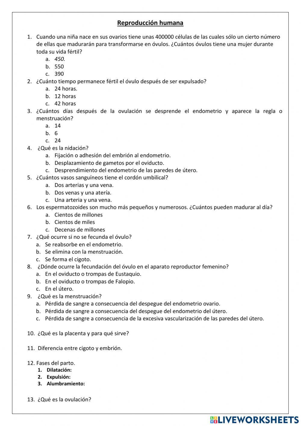 Reproducción Humana 3