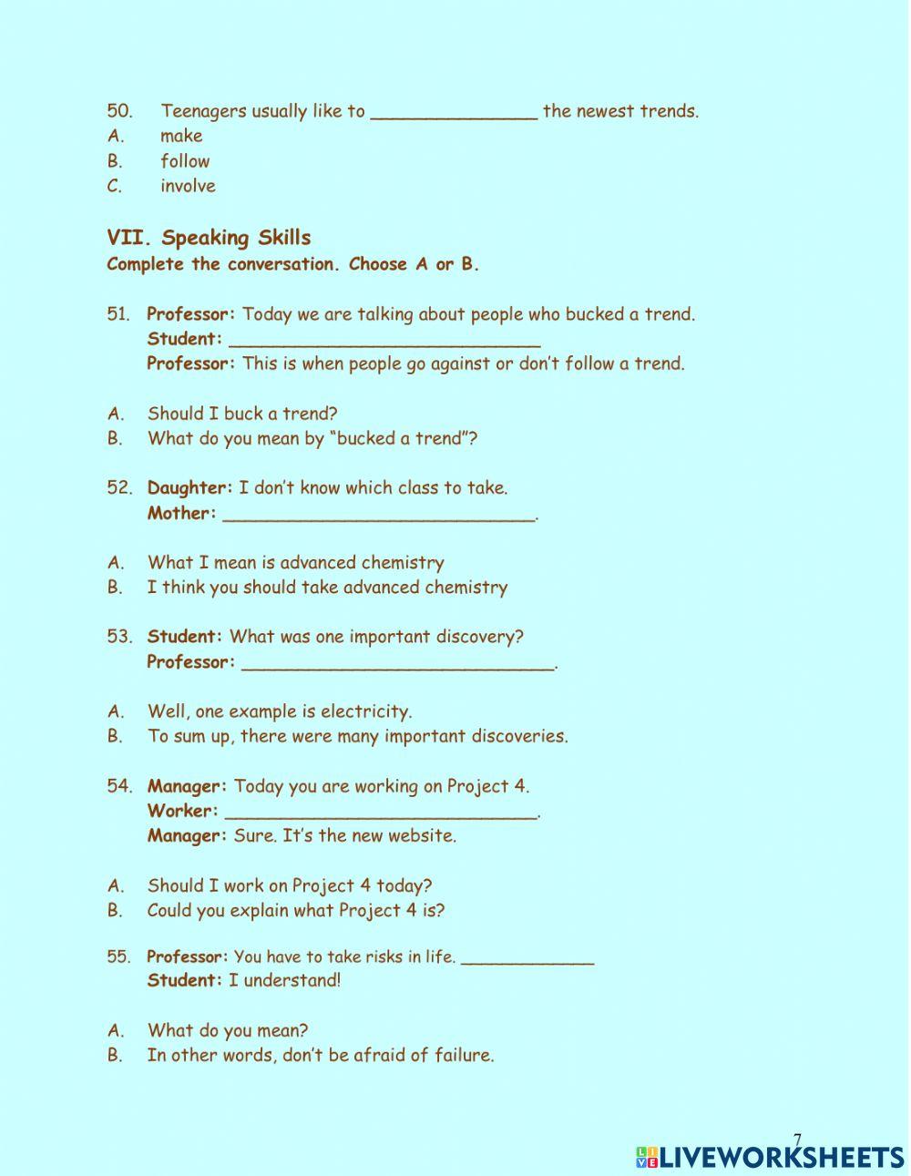Ls bk - 2 unit 1 - 4 revision